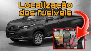 Localização dos fusíveis da nova Strada  manual dos fusíveis [upl. by Wilden]