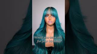 The perfect wig for your birthday 😍 hdclosure gluelesswig humanhairwig customwigs [upl. by Annayad862]