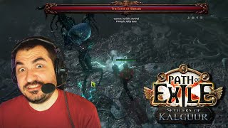 DOING T16 MAPS FIGHTING EATER OF WORLDS PoE Settlers of Kalguur 325 SSF  P 9 [upl. by Nelluc]