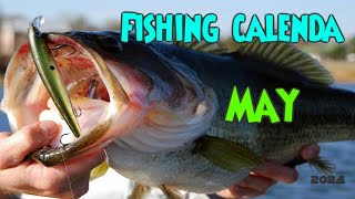 May fishing Calendar [upl. by Lseil]