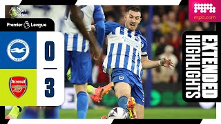 Extended PL Highlights Brighton 0 Arsenal 3 [upl. by Norok765]