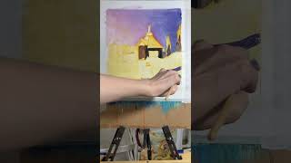 Сжигаем😱 Решать вам TG jlku jlku juliyastore art painting живопись пейзаж oilpainting [upl. by Jaye]