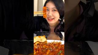 NIKMATNYA MUKBANG TTEOKBOKKI MASAKAN SENDIRI [upl. by Ahsikad]