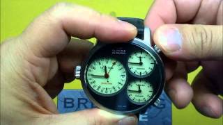 Glycine Airman 7 Crosswise Automatic Watch [upl. by Noiek979]