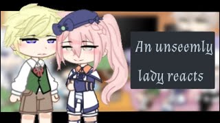 An unseemly lady reacts ll Gacha Club ll Reaction Video ll scarabae [upl. by Mailliwnhoj83]