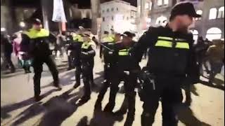 More chaos erupts in Amsterdam [upl. by Ieluuk]