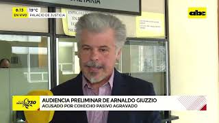 Audiencia preliminar para Arnaldo Giuzzio [upl. by Odrude]