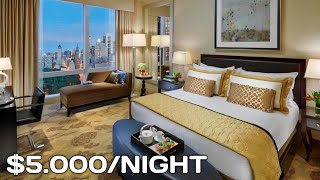 New Yorks Most Luxurious Hotel for Over 5000 a Night  Mandarin Oriental [upl. by Obmar]