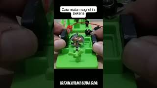 Cara motor magnet ini bekerja trending viral fyp [upl. by Sopher540]