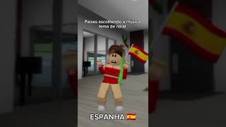 Áudiosarahfemina Países escolhendo a música tema natal roblox shorts vairalshort natal [upl. by Ateloiv798]