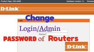 How to change admin password in dlink router 600m  BlueLightTECH [upl. by Ahsinej121]