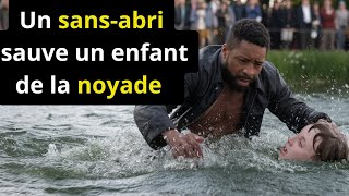 Un sansabri noir sauve un enfant de la noyade Il savère que le père de lenfant est MILLIONNAIRE [upl. by Ynnos]