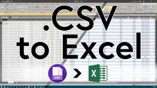 Opening CSV Files with Excel  Quick Tip on Delimited Text Files [upl. by Morentz]