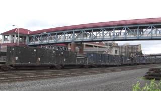 NS 6325 A Manned Helper Leads An Garbage Train  Altoona PA w Canon HF11 [upl. by Craner]