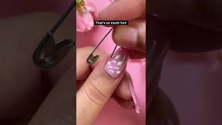 Easy Floral Nail Art at Home with Hacks explore explorepage nailart explorenails nailartathome [upl. by Alih]