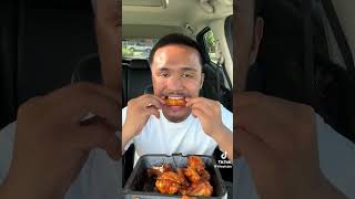 Wingstop mukbang shorts [upl. by Margret]