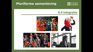 Pluriforme samenleving Integratie [upl. by Yhtamit]