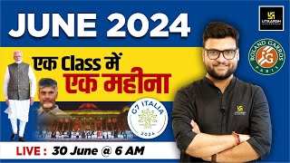 Current Affairs 2024  June Month Current Affairs Revision  Impt Questions By Kumar Gaurav Sir [upl. by Einatirb83]