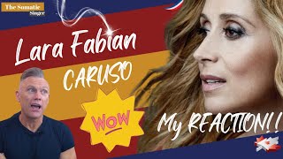 Lara Fabian CARUSO  The BEST vocal yet TheSomaticSinger REACTS [upl. by Riley987]