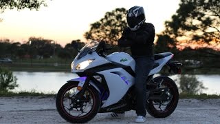 2015 Kawasaki Ninja 300 Review [upl. by Nettirb]