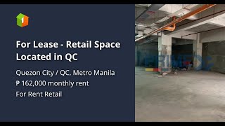 For Lease  Retail Space Located in QC [upl. by Ahsinak]