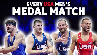 Every USA Mens Medal Match At 2023 Senior World Championships [upl. by Placeeda497]