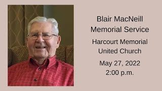 Blair MacNeill Memorial Service [upl. by Ellison]