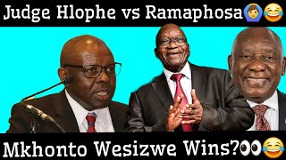 uJudge Hlophe woMkhonto Wesizwe ubeke uRamaphosa endaweni yakhe emphoxa wathula duh [upl. by Ogden796]