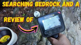 Searching bedrock for gold nuggets with the nokta gold finder 2000 plus a review [upl. by Anigue]