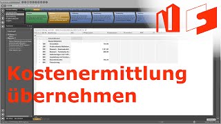 Kostenermittlung aus altem Projekt in Nevaris übernehmen [upl. by Perlie]