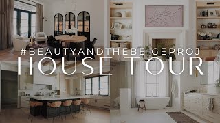 House Tour of FamilyFriendly and Sophisticated New Build  THELIFESTYLEDCO BeautyAndTheBeige [upl. by Yssej]