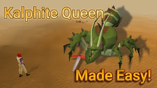 Noobs Guide to Kalphite Queen  2023  with plugins [upl. by Ahsemrak]