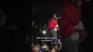 NLE Choppa amp Polo G “Jumpin” live in LA [upl. by Aros]