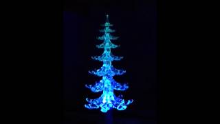 Maplin solar powered colour changing Christmas tree [upl. by Odnalor838]