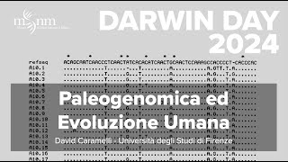 Paleogenomica ed Evoluzione Umana [upl. by Yenoh]