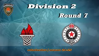 Atlasbasket  Div 2Round 7  TINDER BOLOGNA vs PARTOUZAN BC [upl. by Malca]