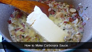 How to Make Carbonara Sauce [upl. by Negroj337]