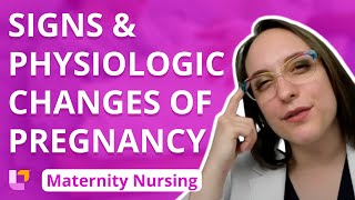 Signs and Physiologic Changes of Pregnancy  Pregnancy  Maternity Nursing  LevelUpRN [upl. by Purington272]