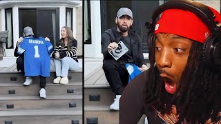 OMG EMINEM A GRANDPA NOW  Eminem  Temporary feat Skylar Grey REACTION [upl. by Anirual747]