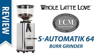 Review ECM SAutomatik 64 Burr Grinder [upl. by Akemed]