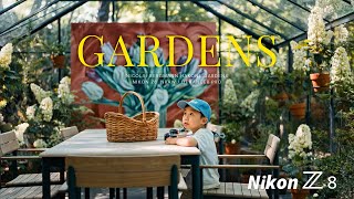 【Nikon Z8】GARDENS／NRAW 12bit 4K ✕ Dehancer Pro／Portrait short film [upl. by Yekcin]