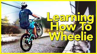 How I FINALLY learned to wheelie a mountain bike  Skills with Phil Wheelie tutorial [upl. by Aggappera]