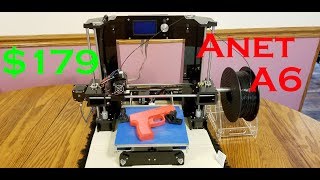 Anet A6 Unboxing and Review Best Cheap 3D Printer Kit [upl. by Gorlin651]