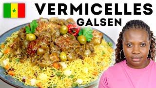 VERMICELLES À LA SÉNÉGALAISE 🇸🇳 Repas de Fêtes de Pâques AFRICAIN [upl. by Obediah]