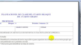 PLANEACIONES PARA PRIMARIA CUARTO BIMESTRE 20132014DESCARGAR PLANEACIONES PRIMARIA 2014 [upl. by Atwahs34]