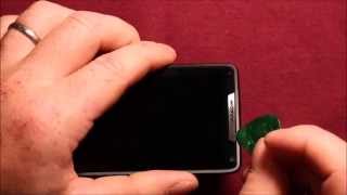 Motorola Luge Back Cover Replacement Removal How To Change [upl. by Cenac501]