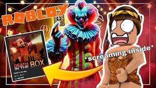 ˚₊𝐂𝐋𝐎𝐖𝐍 decides if we 𝐋𝐈𝐕𝐄 or 𝐃𝐈𝐄…🤡 with voices  Roblox Death in the Box [upl. by Latoniah]