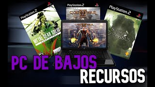 PROBANDO JUEGOS DE PS2 EN UNA PC DE BAJOS RECURSOS [upl. by Irwin]