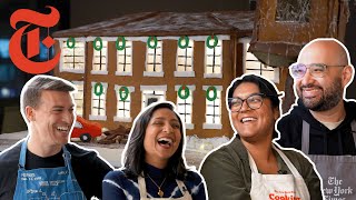 Home Alone Gingerbread House With Pranks Gingerbread Showdown 2022  NYT Cooking [upl. by Shalom]