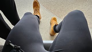 Wearing Mens Tights Leggings Compression Pants In Public [upl. by Ainoyek]